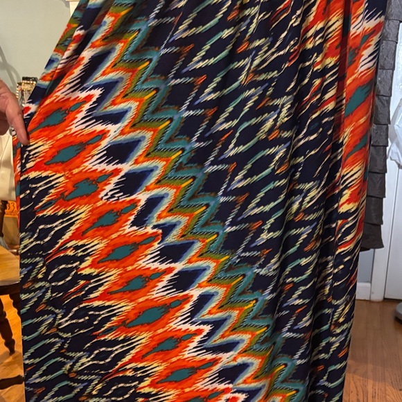 Bisou Bisou Multicolor Zigzag Maxi Dress - Picture 8 of 16